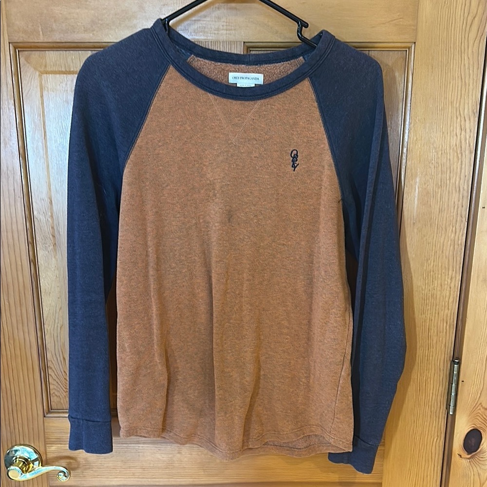 Obey Two-Tone Long Sleeve Shirt